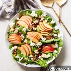 Spinach Apple Pecan Salad
