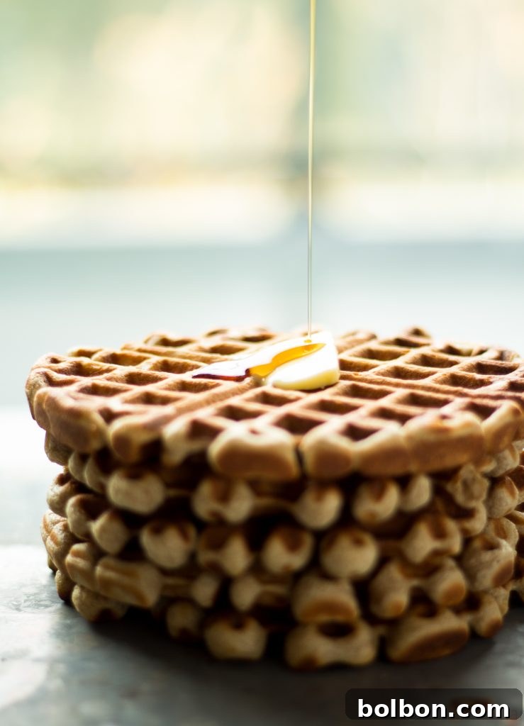Cider-Kissed Waffles 8 These apple cider waffles are sweet, and tangy with a hint of spice, perfect for fall mornings.