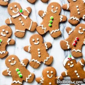 Finished Gingerbread People Cookies
