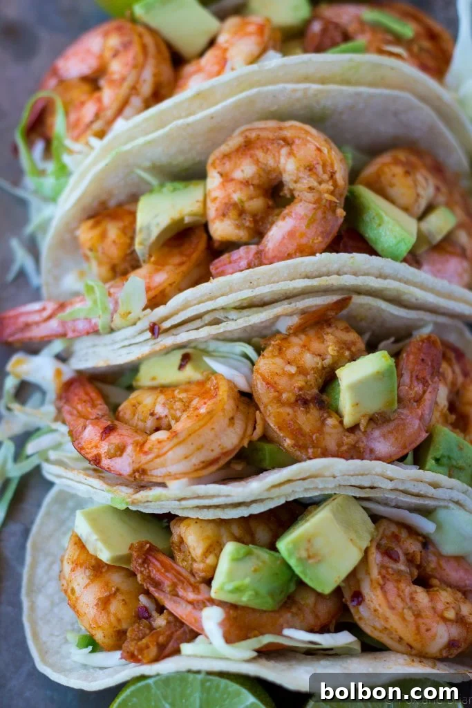 Zesty Chili Lime Shrimp Tacos 6 The cooking process of chili lime shrimp for tacos, quick and easy.