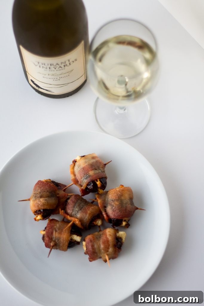 Sweet and Salty Bacon Wrapped Dates with Creamy Goat Cheese 10 Goat Cheese Stuffed Bacon Wrapped Dates - these are so easy, only take 3 ingredients and are wildly addictive! They will dissapear before you know it.
