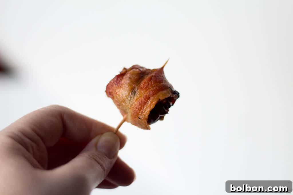Sweet and Salty Bacon Wrapped Dates with Creamy Goat Cheese 4 Goat Cheese Stuffed Bacon Wrapped Dates - these are so easy, only take 3 ingredients and are wildly addictive! They will dissapear before you know it.
