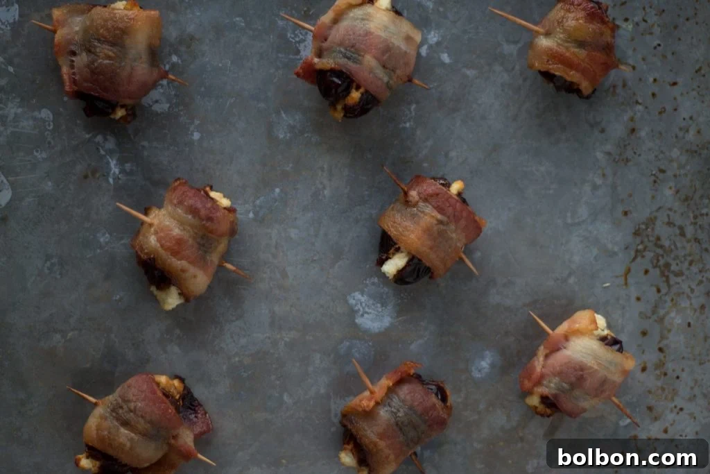 Sweet and Salty Bacon Wrapped Dates with Creamy Goat Cheese 7 Goat Cheese Stuffed Bacon Wrapped Dates - these are so easy, only take 3 ingredients and are wildly addictive! They will dissapear before you know it.