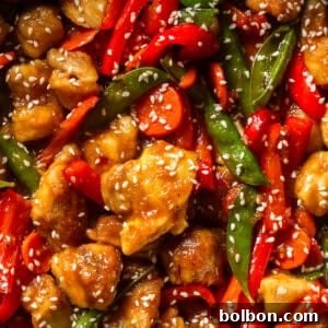 Honey Garlic Chicken Stir Fry