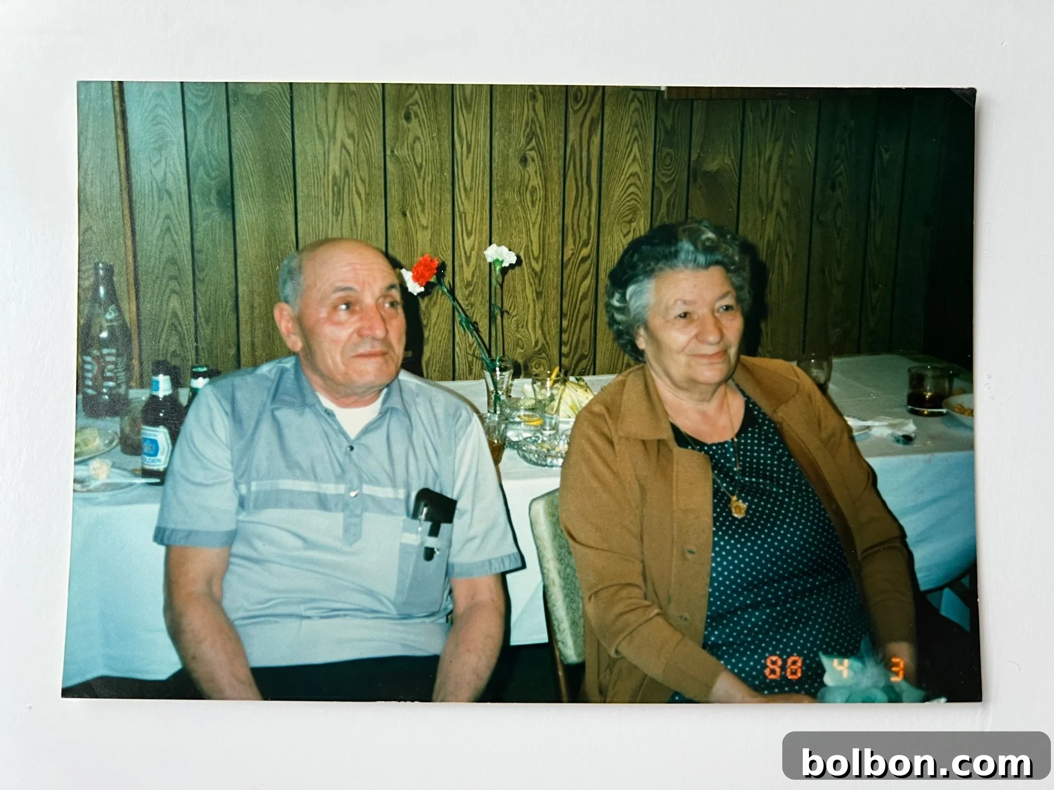 Little Pasta Wonders 3 Steve's Nonno Giovanni and Nonna Vittoria smiling warmly, representing the heart of Italian family traditions and the origins of classic comfort food like Pastina.