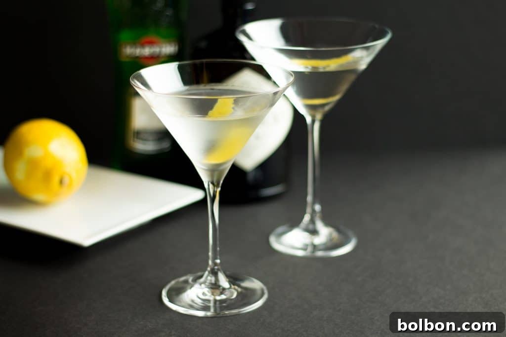 How to make the perfect Martini with a lemon twist