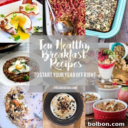 10 Healthy Breakfasts to Fuel Your Best Day 2 A vibrant assortment of healthy breakfast items, including fruit, yogurt, and granola, symbolizing a fresh start to the day.
