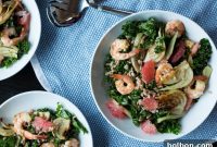 Citrus-Kissed Shrimp and Fennel Kale Salad