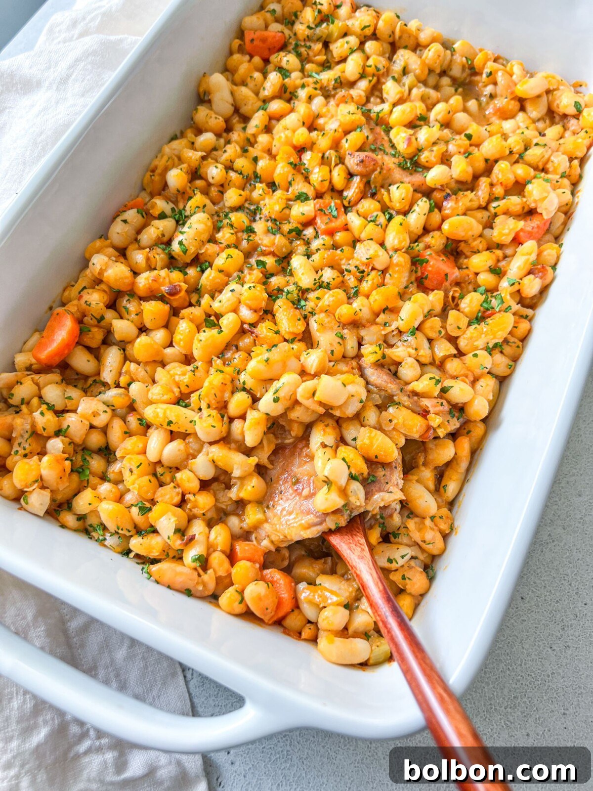Hearty Pork & Bean Feast 2 Baked Beans and Pork Chops