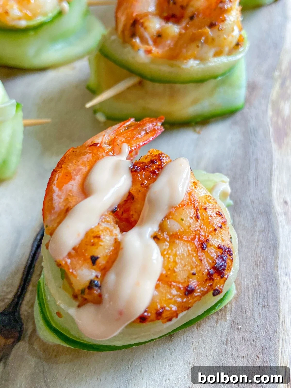 Shrimp Cucumber Rolls