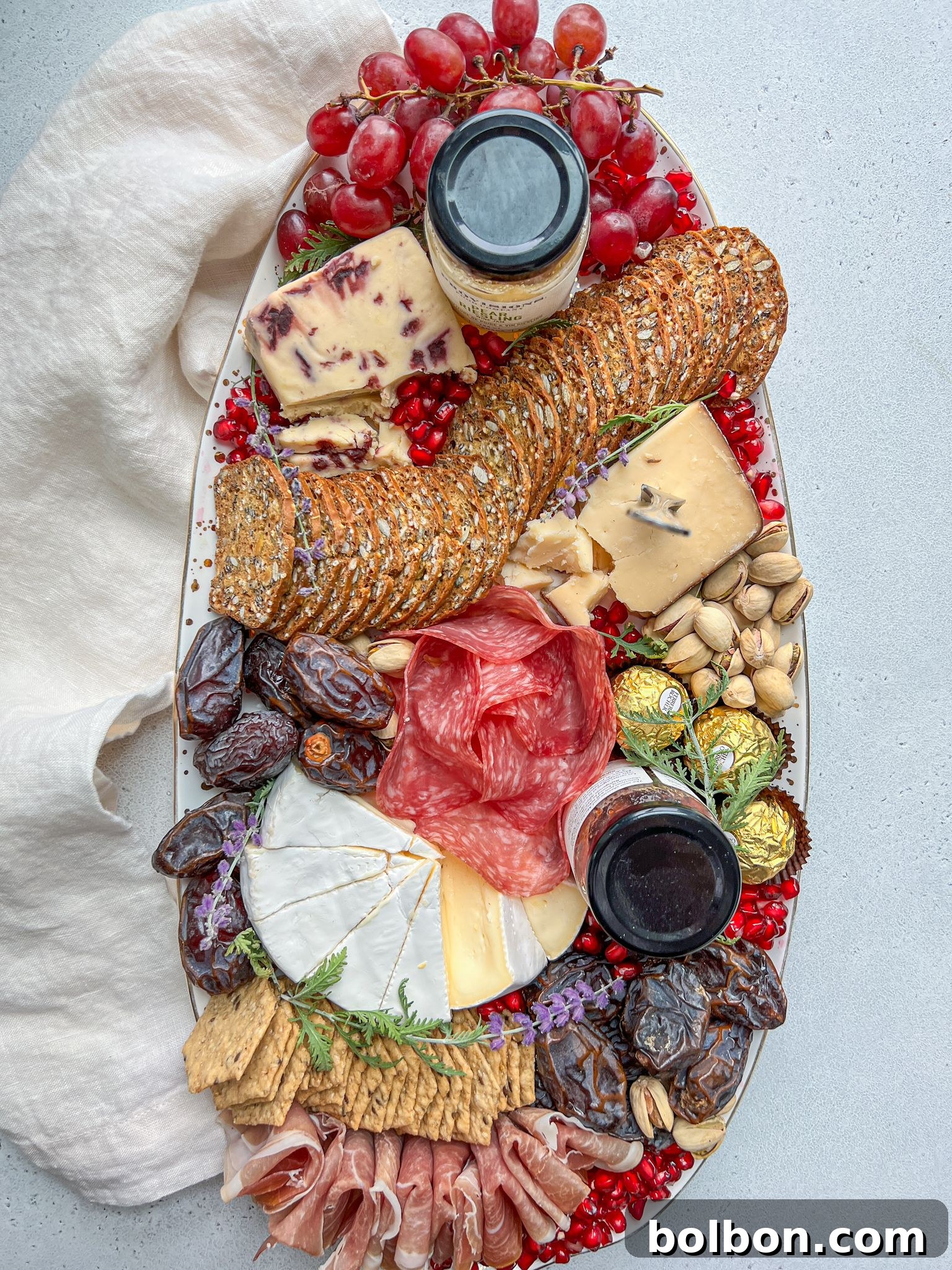 Yuletide Grazing Platter 2 Charcuterie Board