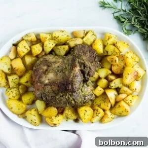 Fresh Herb Boneless Leg of Lamb Recipe