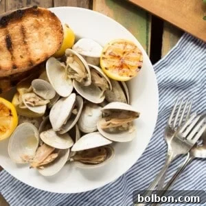 Learn how to make this simple recipe for Beer Steamed Clams - so easy you can even make them on the campfire! Includes instructions for cooking at home or on the campfire.