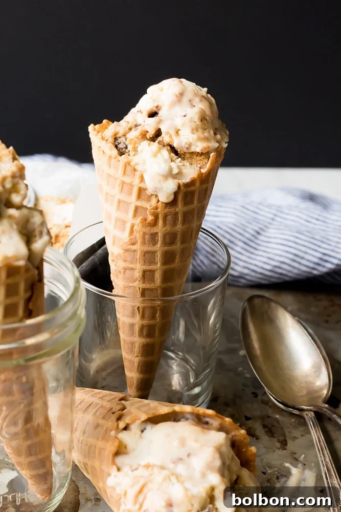 Easy No-Churn S'mores Ice Cream 2 This easy recipe for No-Churn S'mores Ice Cream starts with a toasted marshmallow ice cream base, and mixes in crushed graham crackers and a rich chocolate sauce. Your favorite campfire treat in ice cream form!
