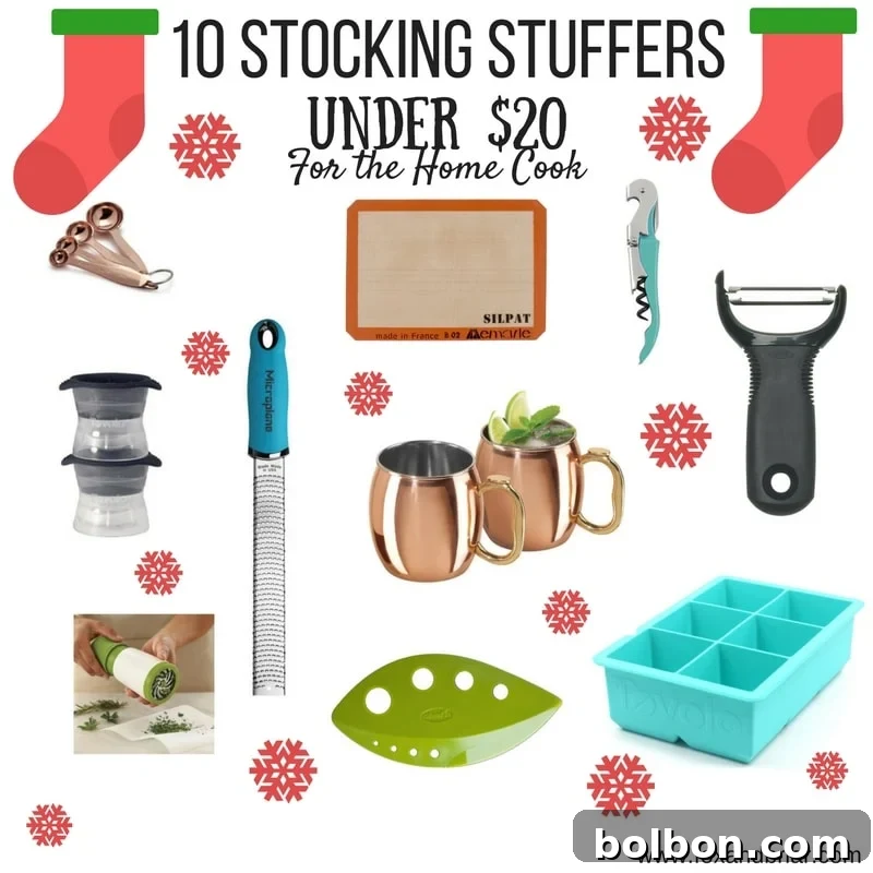 Affordable Kitchen Delights: Stocking Stuffers for Home Cooks 2 Discover 10 essential and affordable gifts under $20 perfect for any home cook, from stocking stuffers to thoughtful surprises.