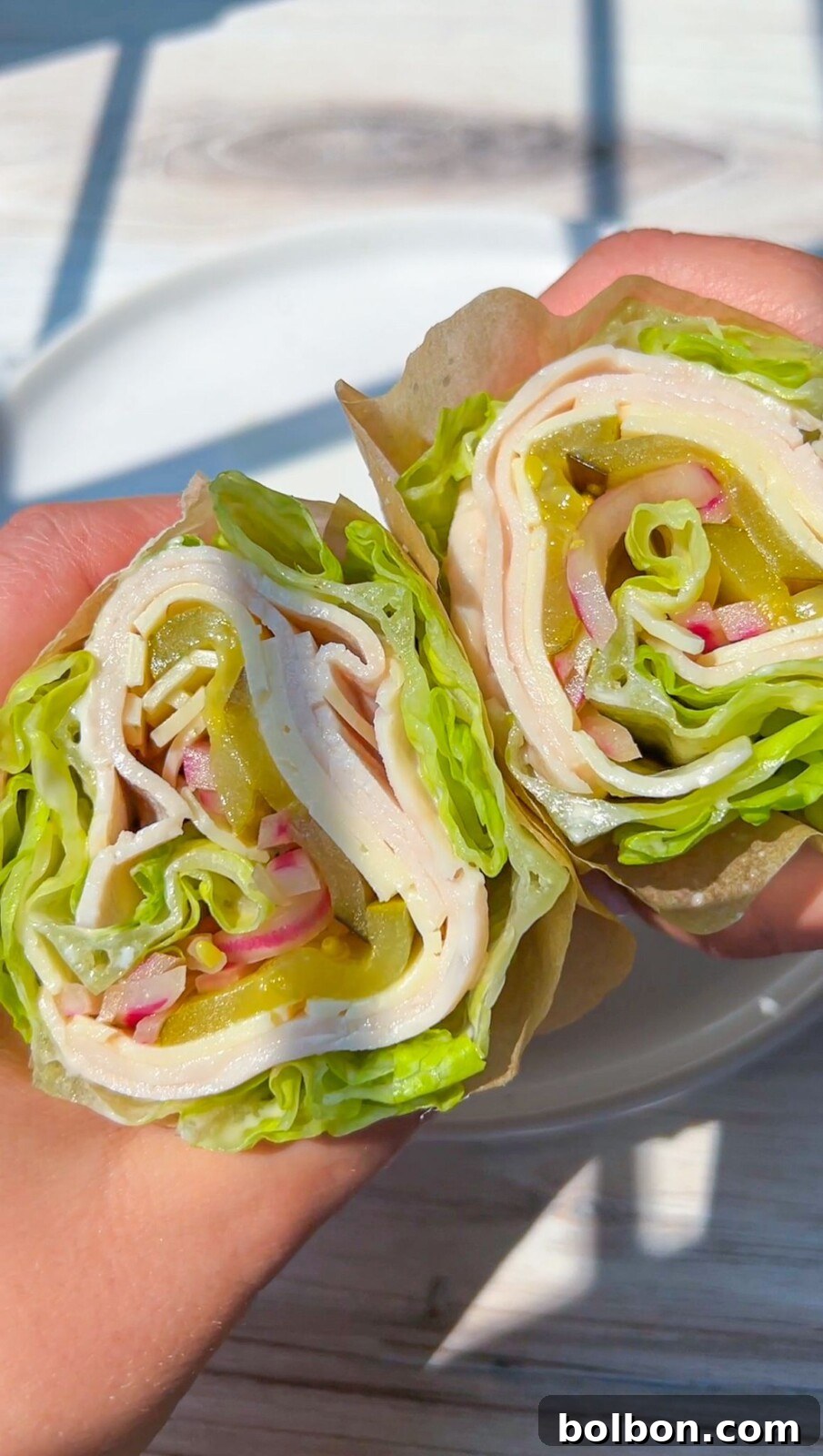 Garden Green Wraps 3 Lettuce Wrap ingredients laid out before assembly