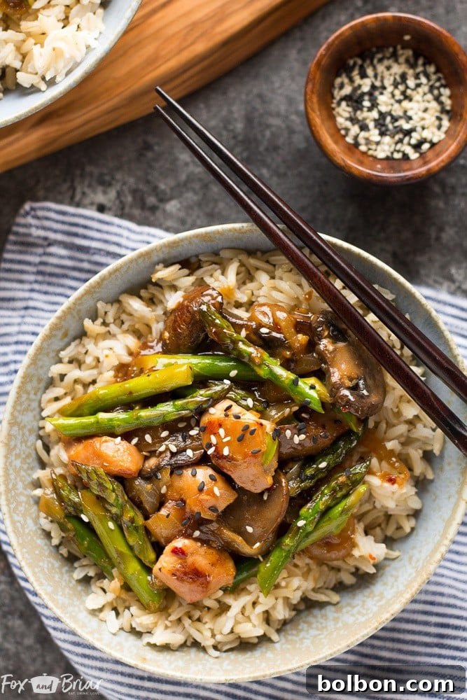 Vibrant Ginger Chicken Asparagus Stir-Fry 2 Vibrant Ginger Chicken Asparagus Stir Fry with fresh herbs and citrus