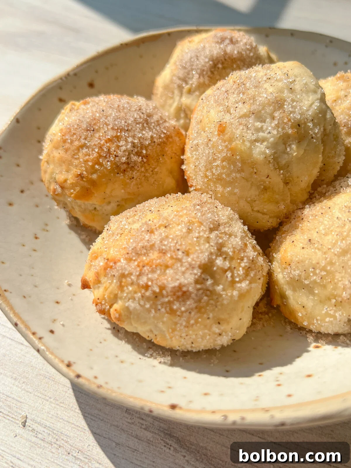 Delicious 2 Ingredient Banana Donut Holes, a simple and quick recipe for a sweet treat.