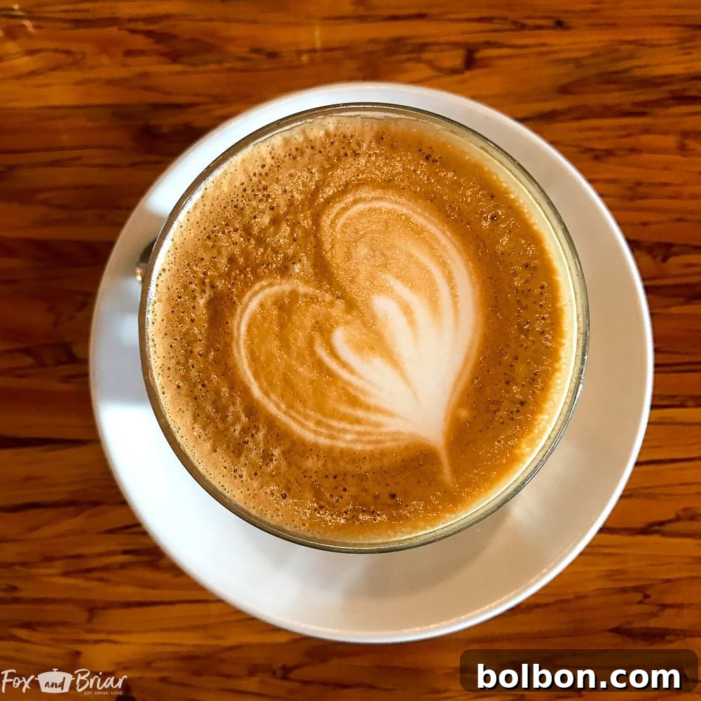 Maximize Your Vancouver Weekend: An Ultimate 36-Hour Itinerary 15 Creamy Lavender Latte from Chambar in Vancouver, a perfect start to a relaxed brunch.
