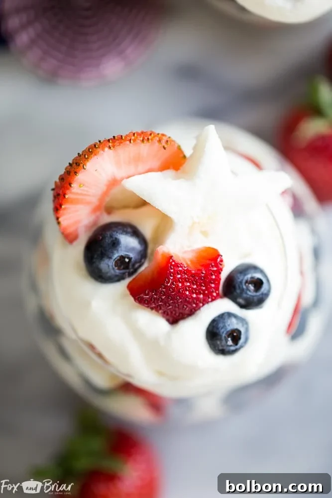 Red, White, and Blue Trifles are an easy, delicious, and super cute dessert perfect for patriotic holidays and summer entertaining.