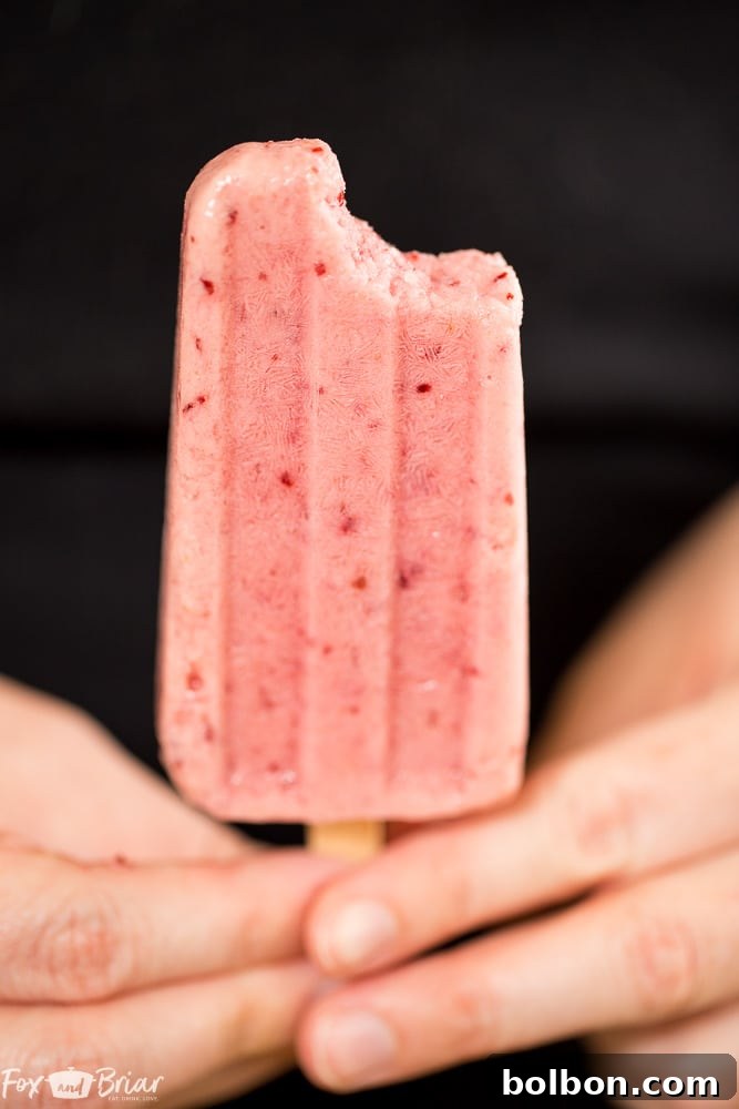 Homemade healthy popsicles with no added sugar for fitness