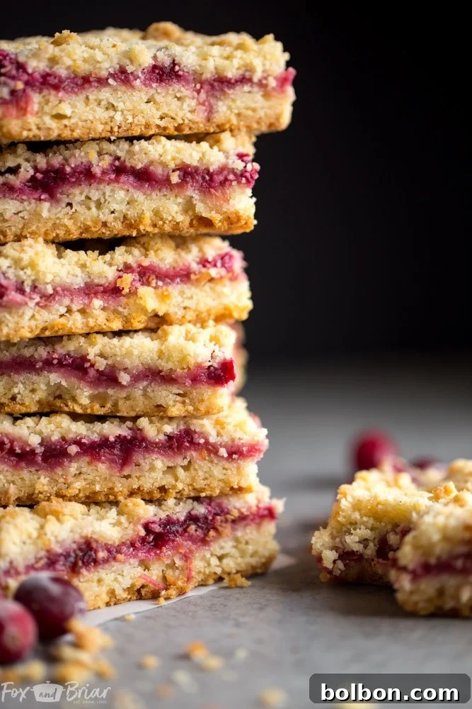Cranberry Sauce Revival Crumble Bars 2 Homemade Cranberry Sauce Crumble Bars