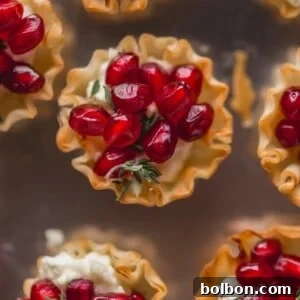 Pomegranate Goat Cheese Bites