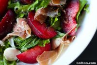 Plum Prosciutto Mozzarella Medley
