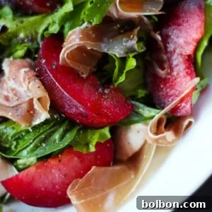 Plum, Mozzarella and Prosciutto Salad
