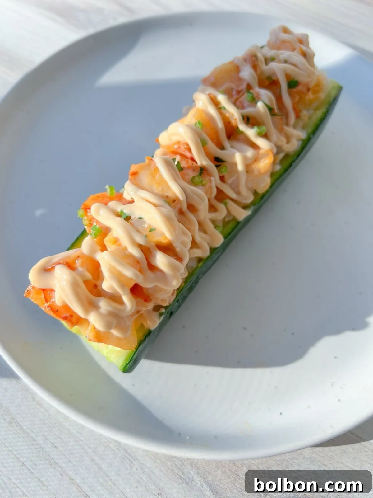 Cucumber Sushi Boats