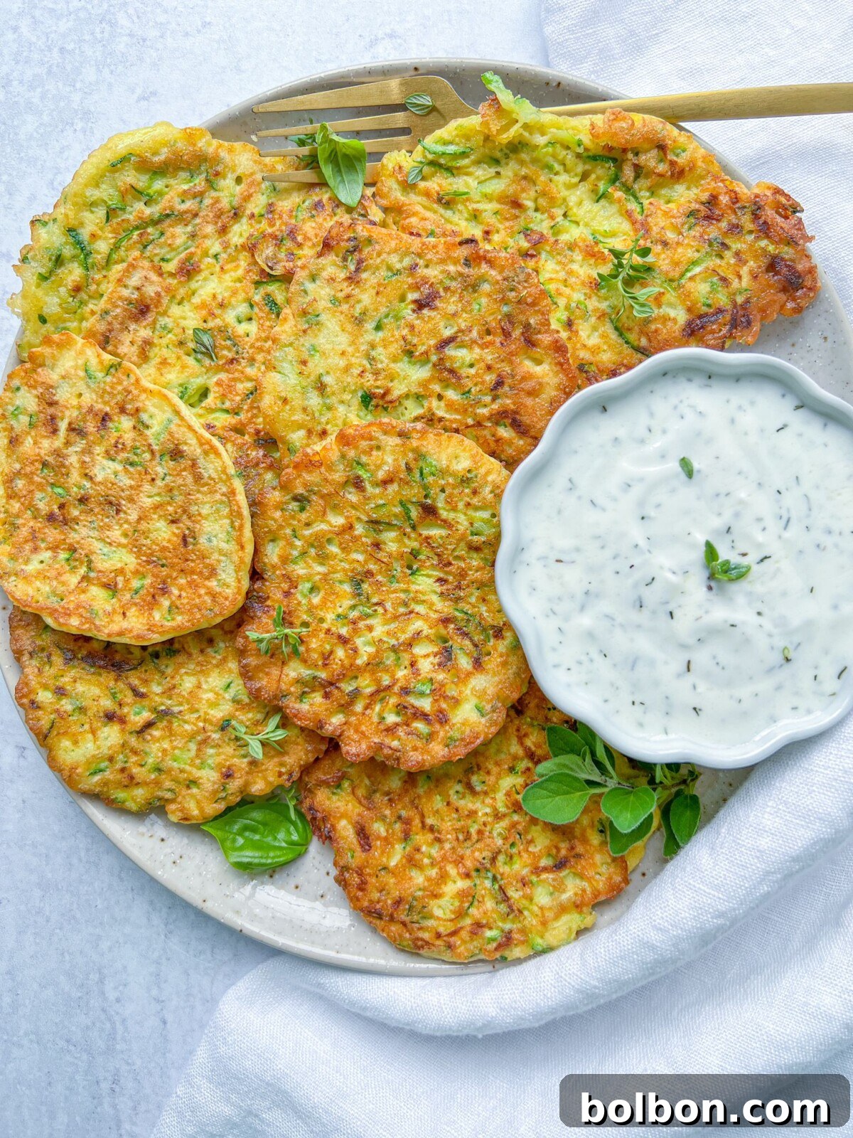 Crispy Zucchini Fritters Recipe