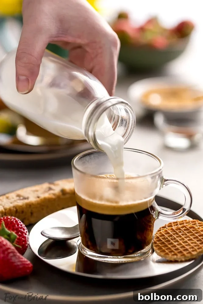 Whip Up a Cozy Brown Sugar Cinnamon Cortado 5 Ingredients for a Brown Sugar Cinnamon Cortado