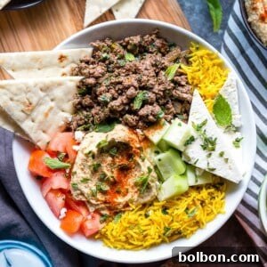 Mediterranean Lamb Bowls