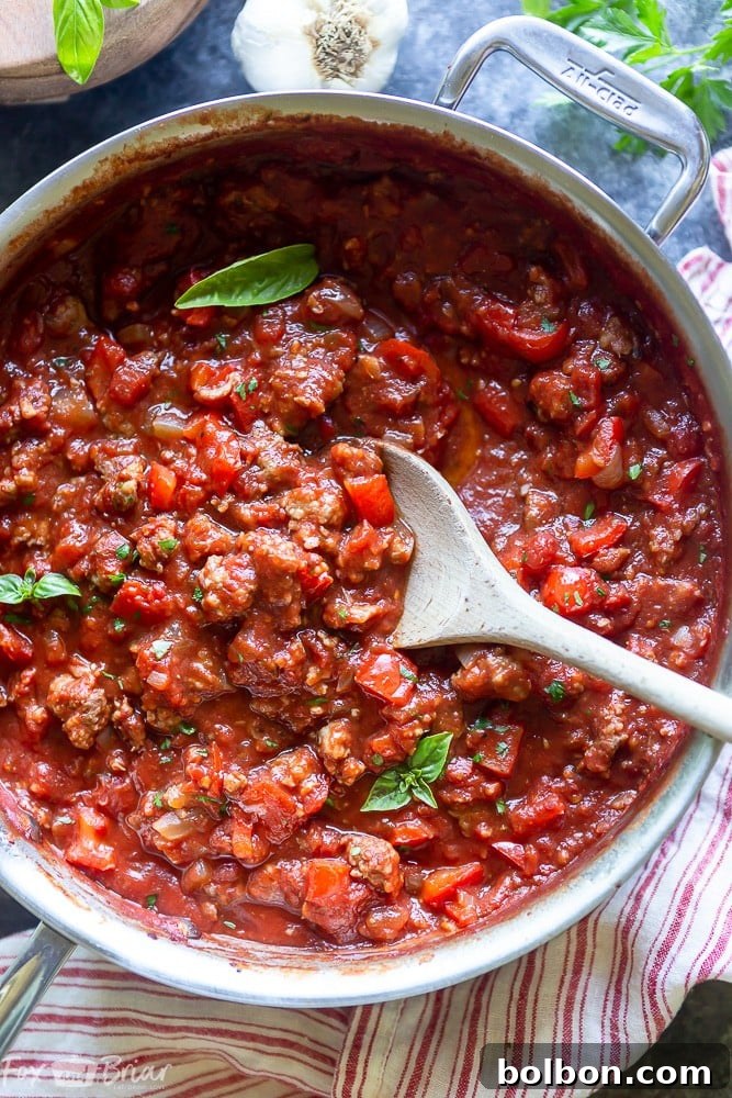 Effortless Sausage Marinara 2 Quick and Easy Italian Sausage Marinara Sauce Recipe | Easy Pasta Sauce | Easy Spaghetti Sauce | Meat Sauce Recipe | Spaghetti Sauce Recipe from Scratch | Sauce for Lasagna | Sausage Recipes | Hearty Spaghetti Sauce |