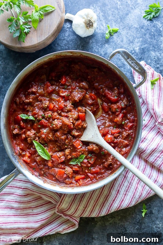 Effortless Sausage Marinara 5 Quick and Easy Italian Sausage Marinara Sauce Recipe | Easy Pasta Sauce | Easy Spaghetti Sauce | Meat Sauce Recipe | Spaghetti Sauce Recipe from Scratch | Sauce for Lasagna | Sausage Recipes | Hearty Spaghetti Sauce |