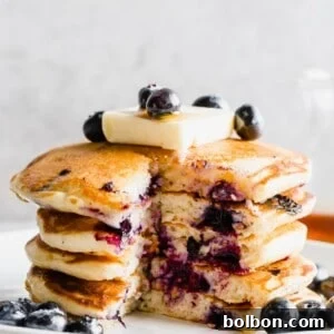 Berry Burst Buttermilk Pancakes 7 Buttermilk Blueberry Pancakes