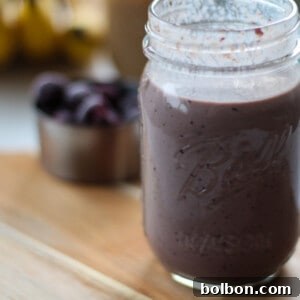 Cherry Almond Green Smoothie