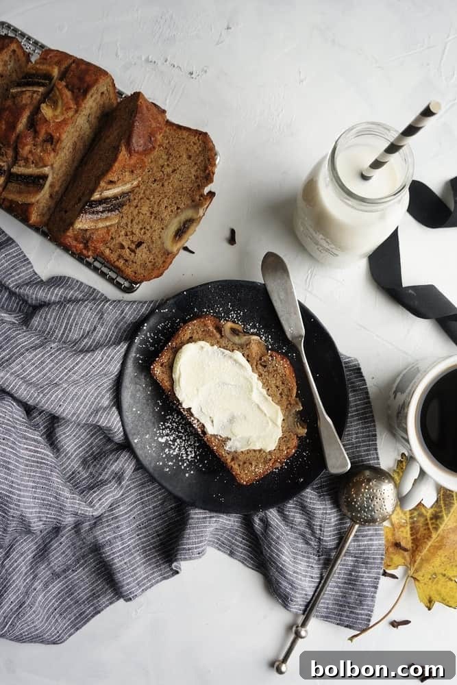 Ingredients for quick bread laid out, emphasizing the simplicity and accessibility of making homemade banana bread.