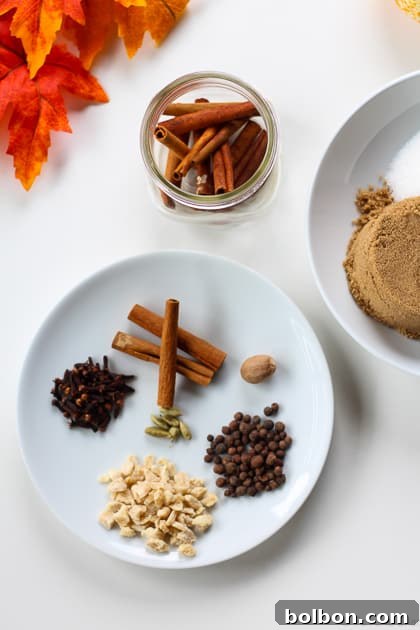 Close-up of a mug filled with a latte, garnished with cinnamon sticks, showcasing the rich color of Autumn Spice Syrup