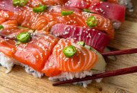 The Viral One Pot Sushi Cake Phenomenon