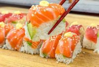 No Roll Sushi Cubes