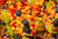 Honey-Lime Fruit Salad with Mint and Citrus Drizzle