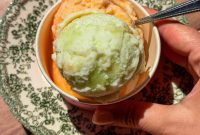 Trending 2-Ingredient Melon Ice Cream Recipe
