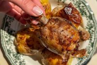 Cheesy Chicken-Stuffed Baked Potatoes