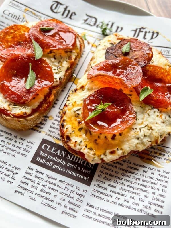 Pizza-Flavored Baked Beans 7 Cottage cheese pizza toast